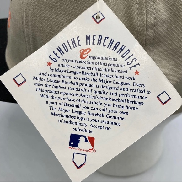 NWT Vintage Baltimore Orioles Outdoor Cap Snapback Strapback Hat Cap OSFA 90s - Picture 5 of 7